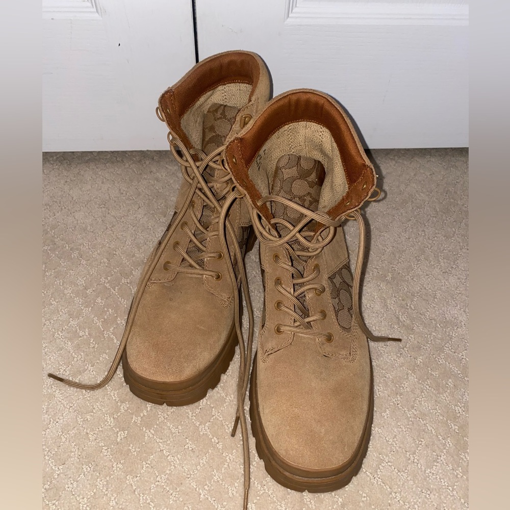Tan Coach Boots